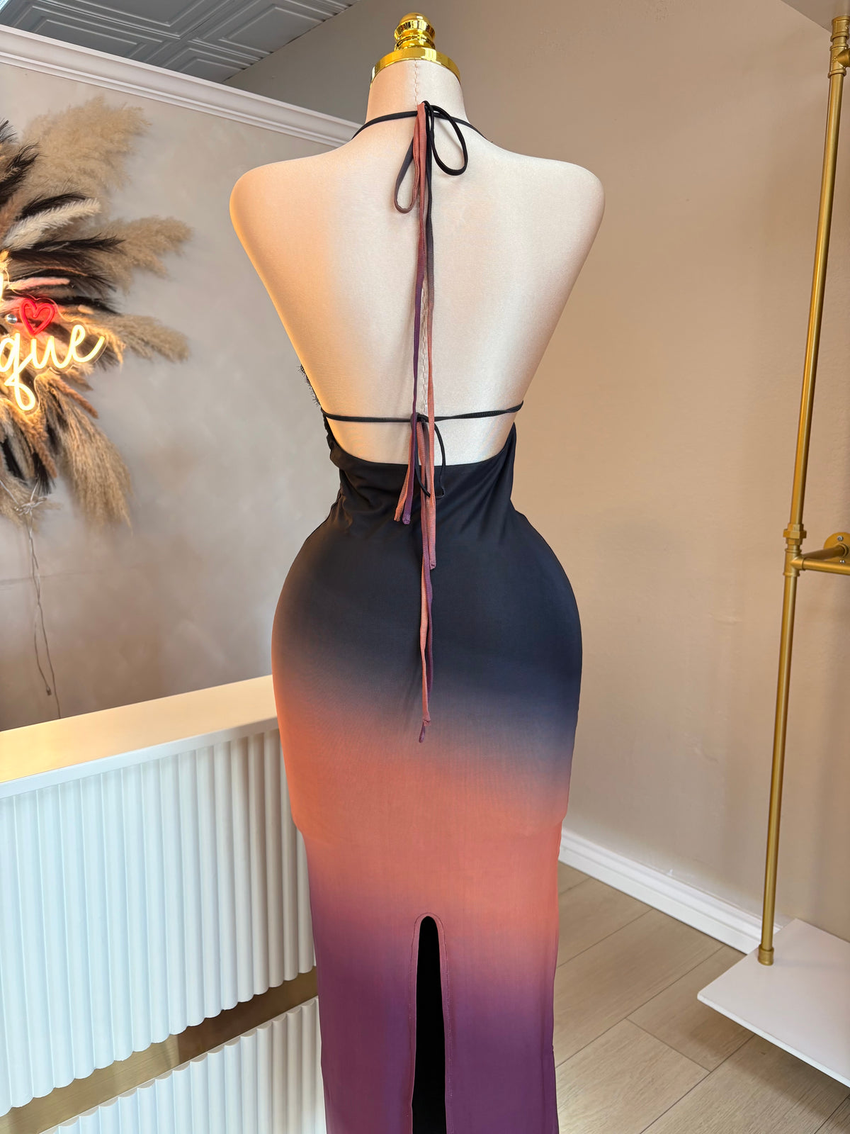 Sunset maxi dress