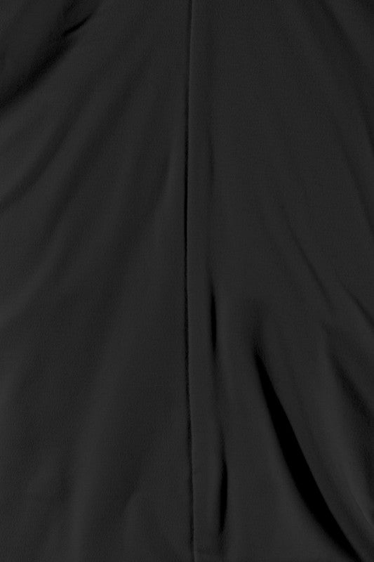 Black double layered jumpsuit