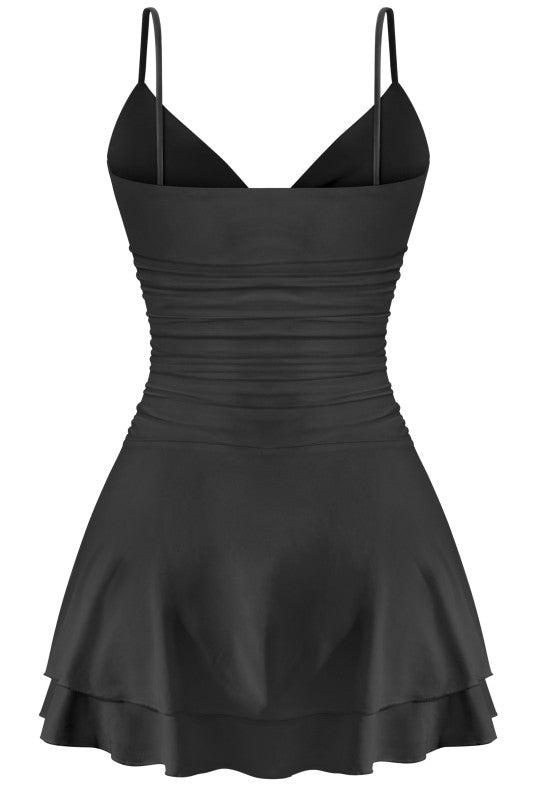 Black flowy dress