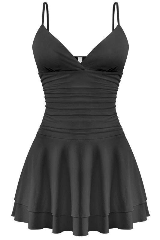 Black flowy dress