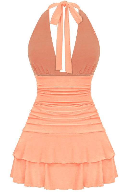 Karol ruffle dress