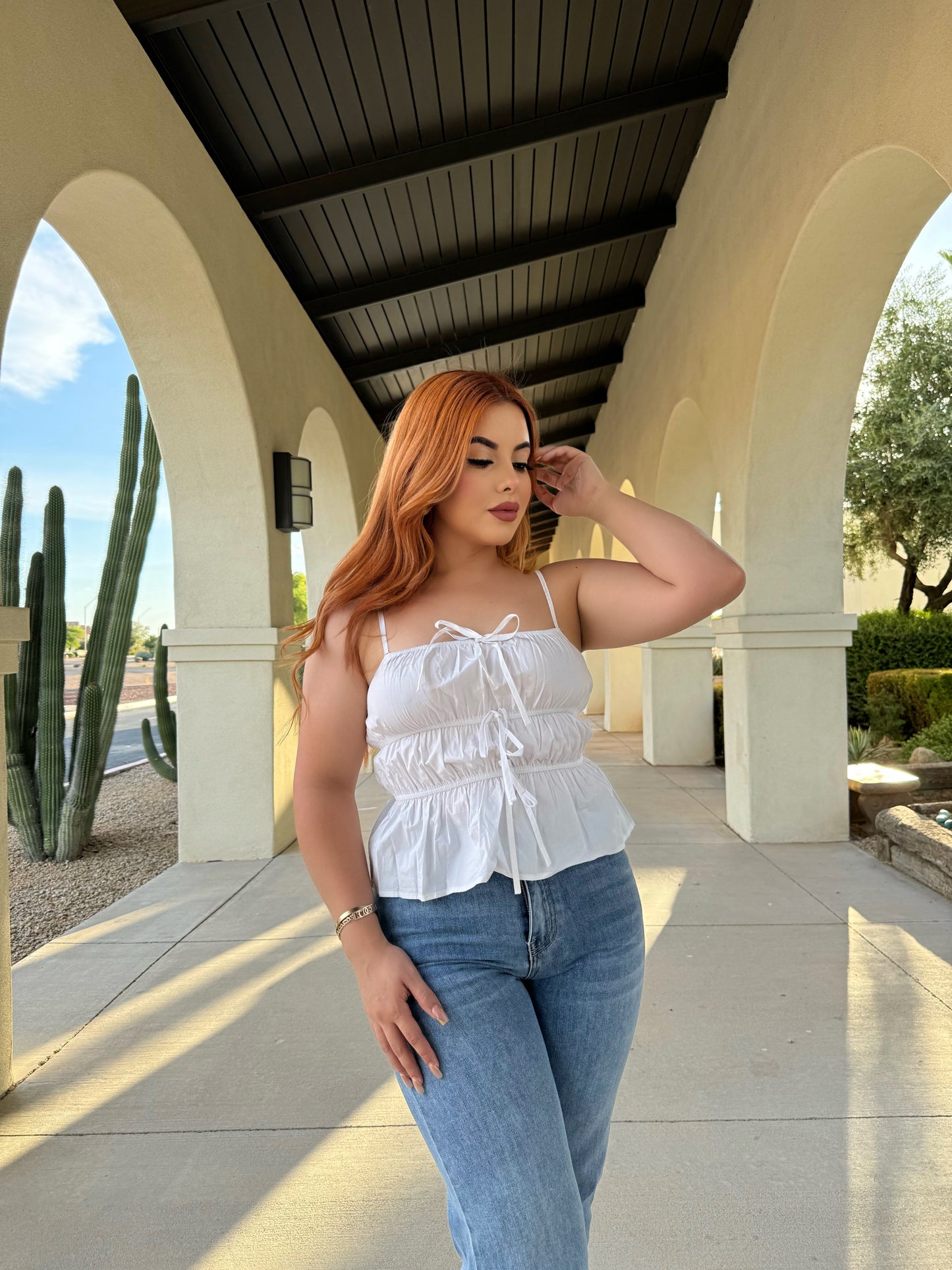 Pretty girl bow top