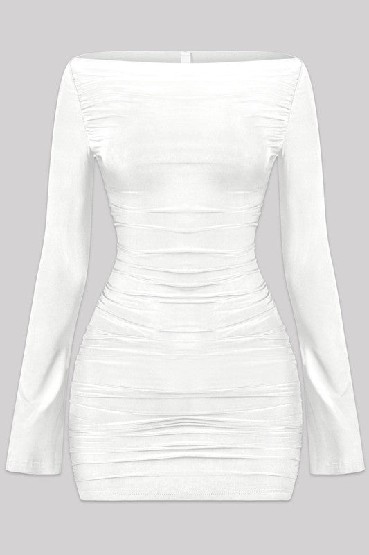 Angel off shoulder dress