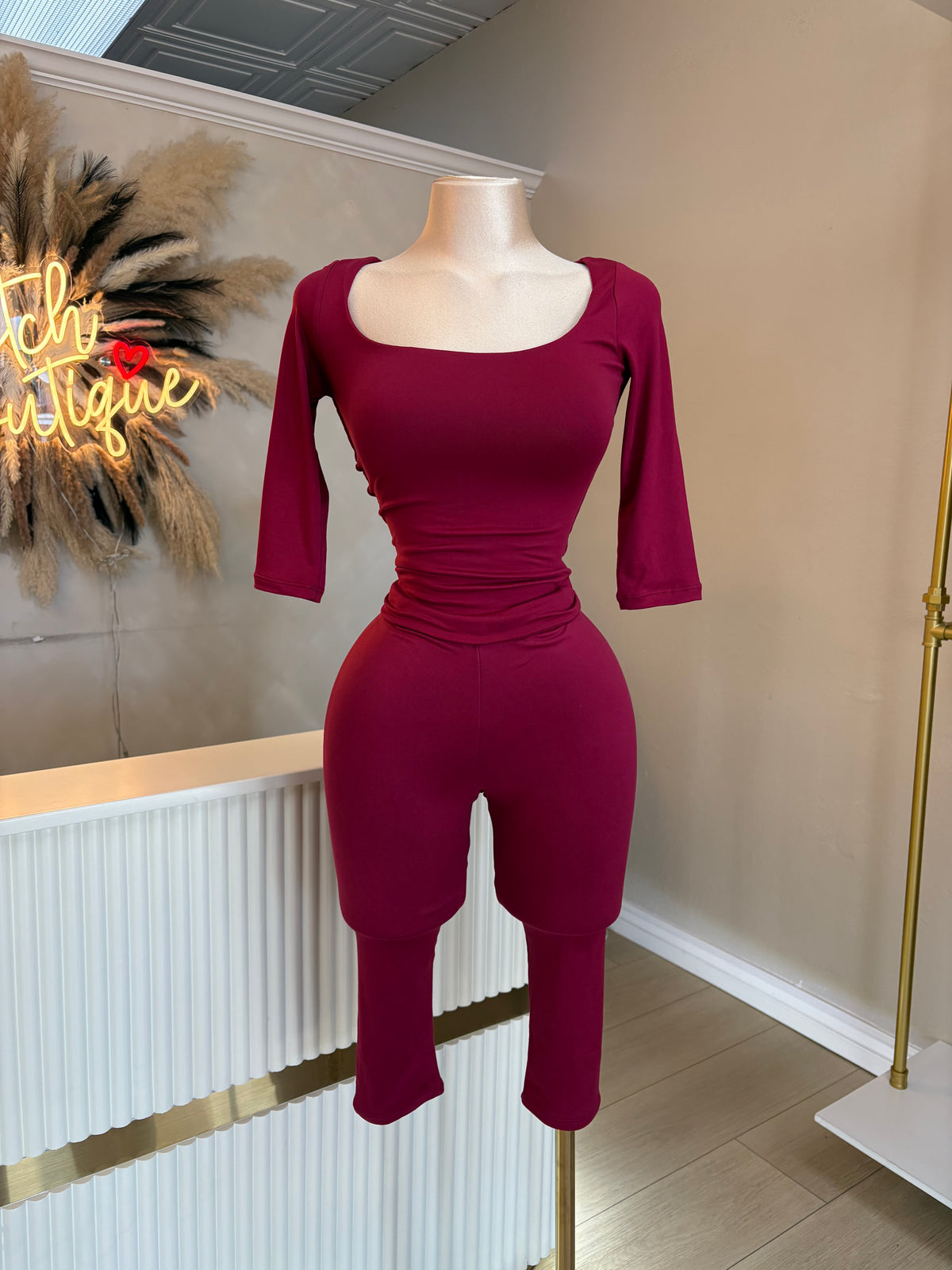 Half sleeve Capri set (2 colors)
