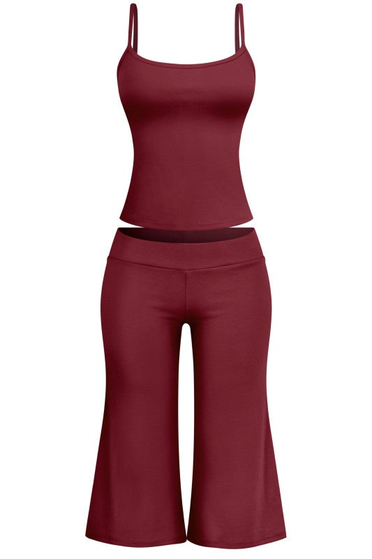 Cami top and Capri set (2 colors)