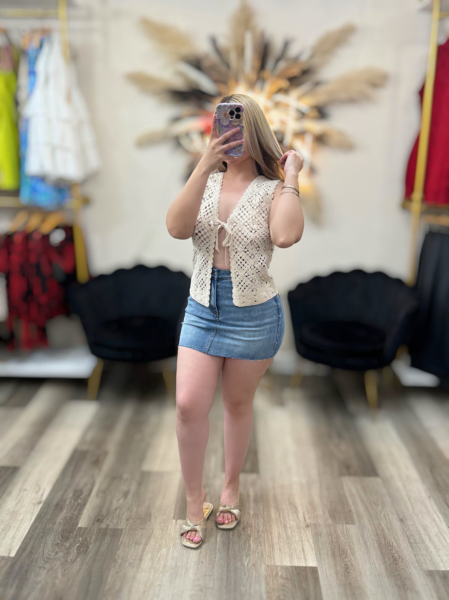 Crochet vest