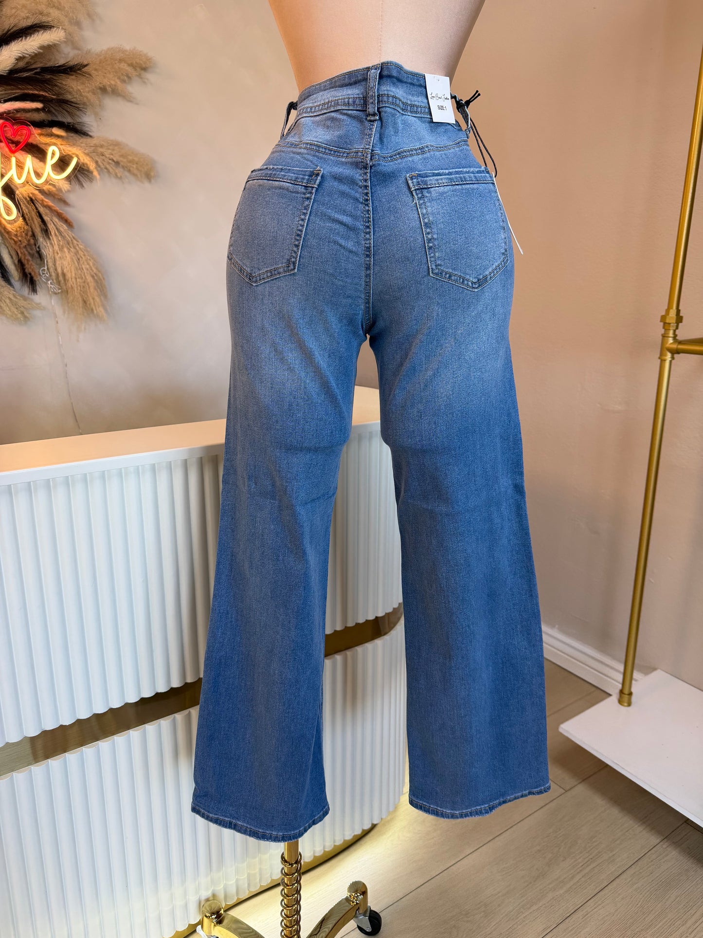 Medium wash jeans