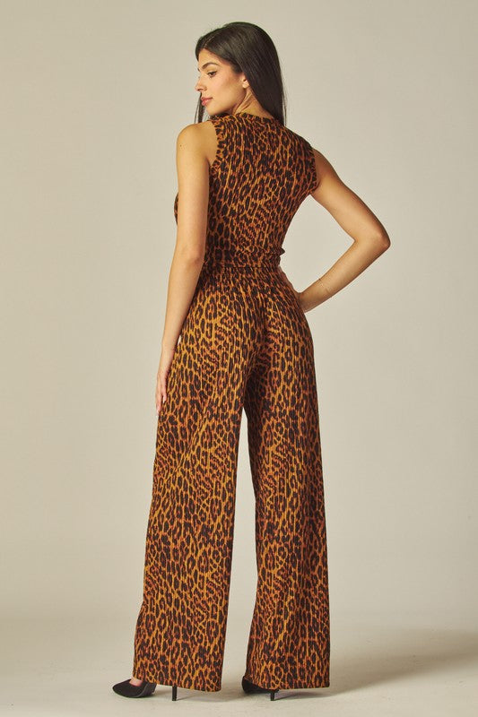 Animal print crinkle set