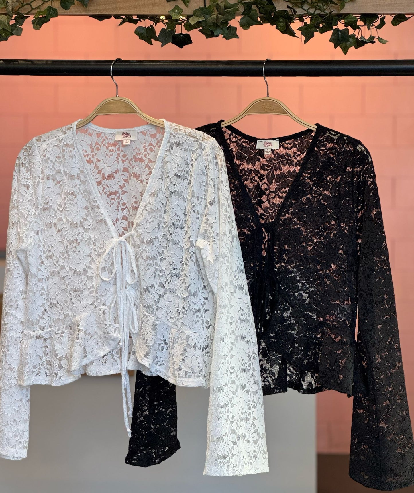 Black lace top