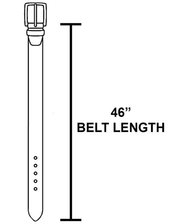Silver western belt