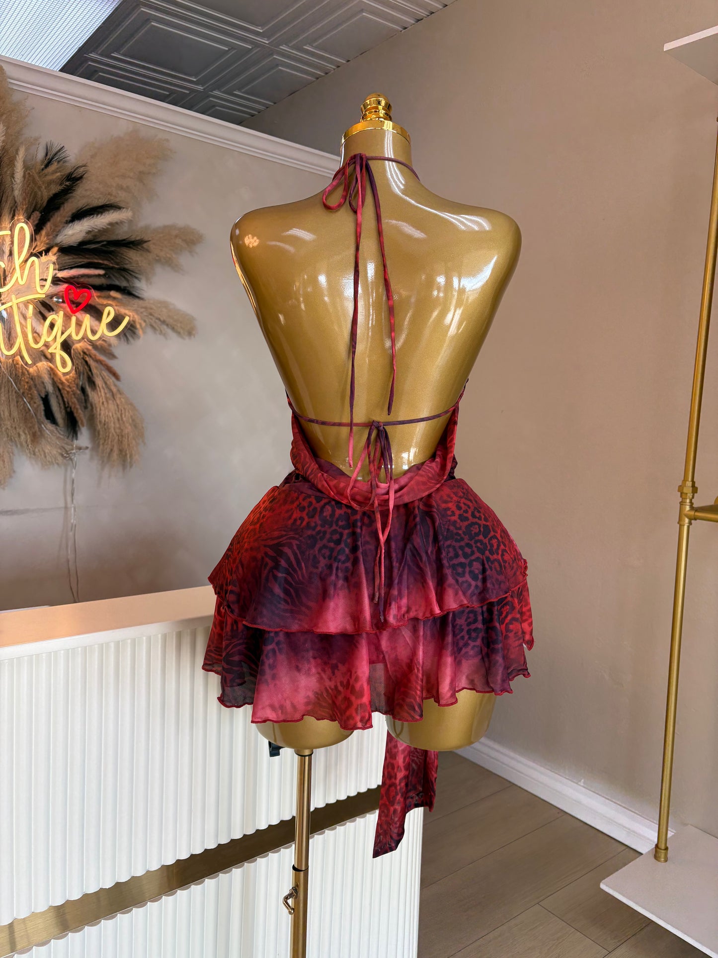 Arely ruffle dress