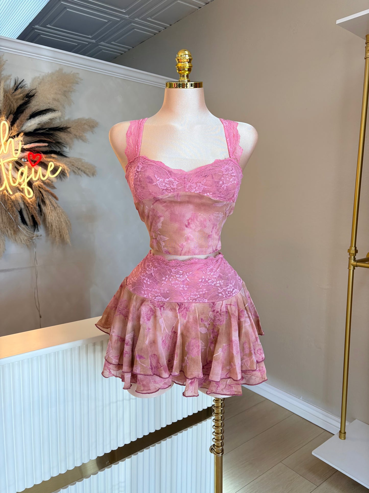 Pink summer set