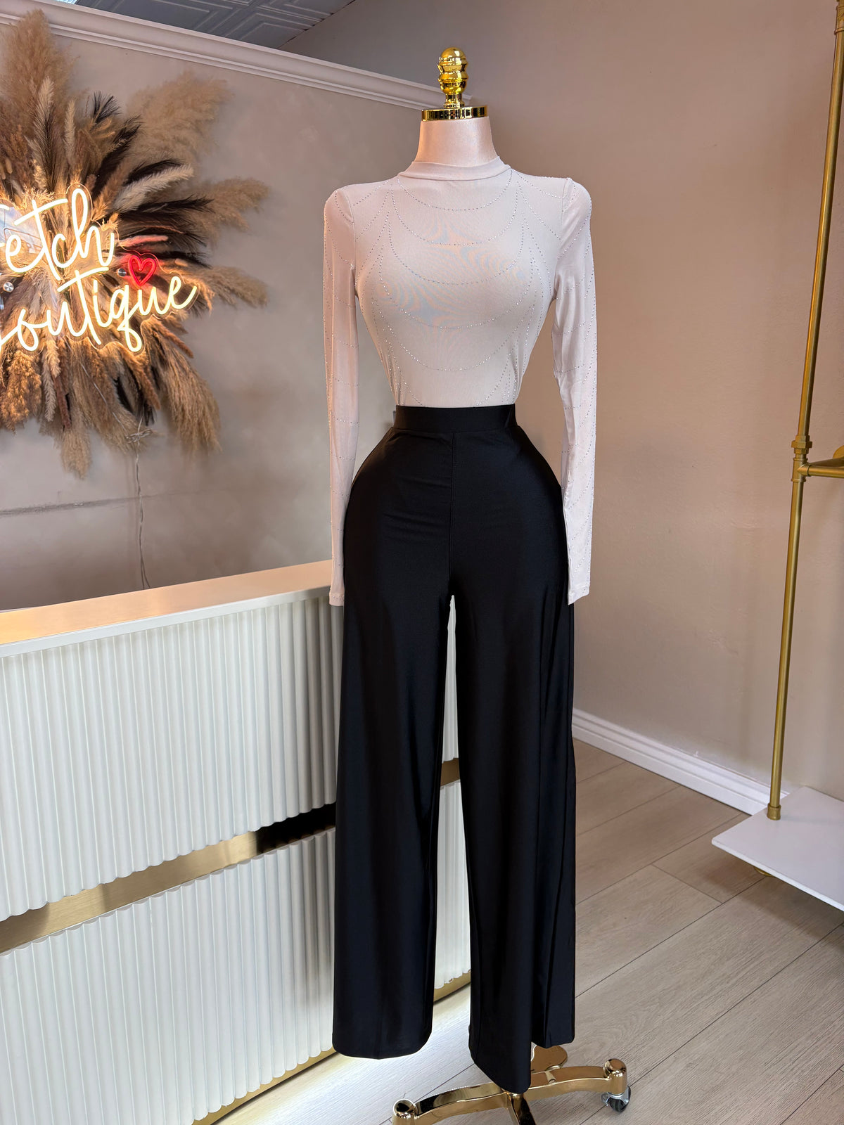 Rhinestone bodysuit (2 colors)