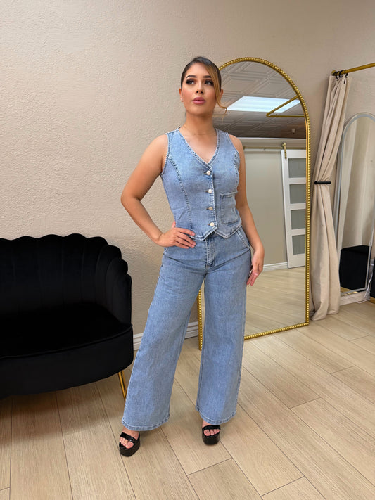 Yadira denim set