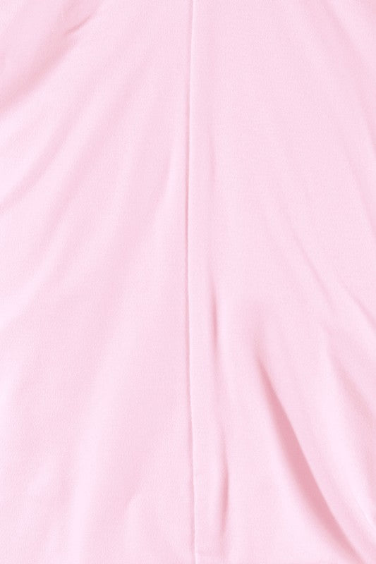 Pink double layered jumpsuit