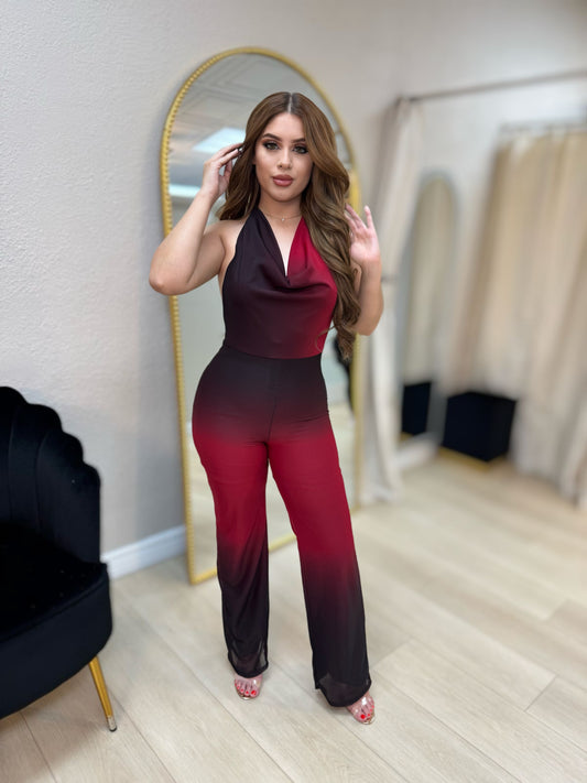 Melissa mesh jumpsuit