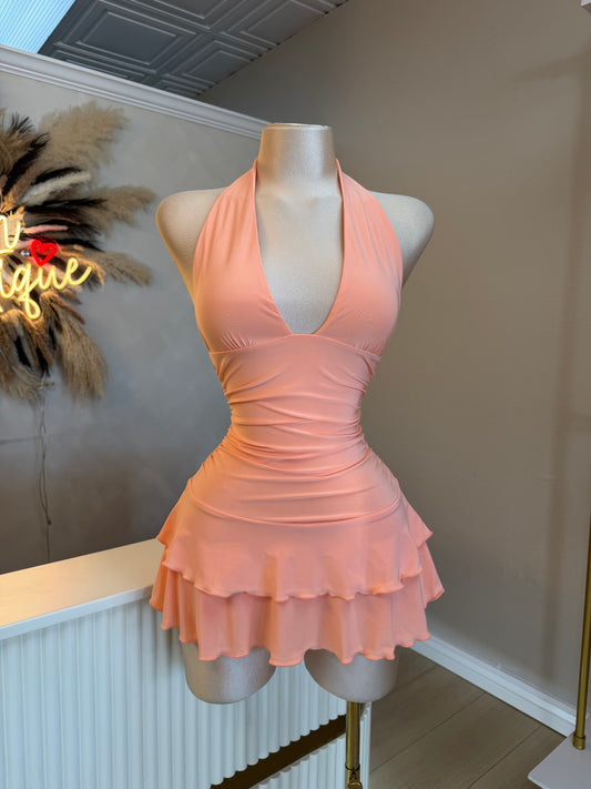 Karol ruffle dress