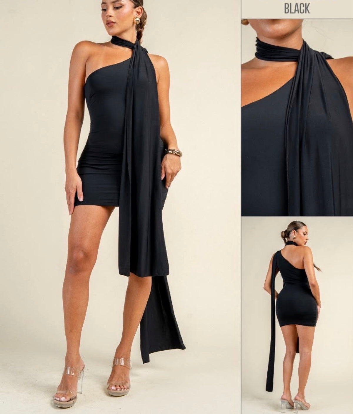 Lilian side tassel dress (3 colors)