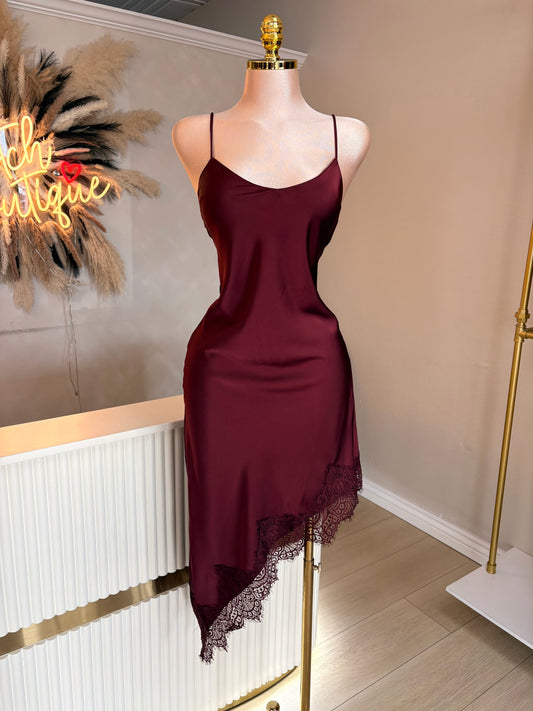 Cristina satin dress