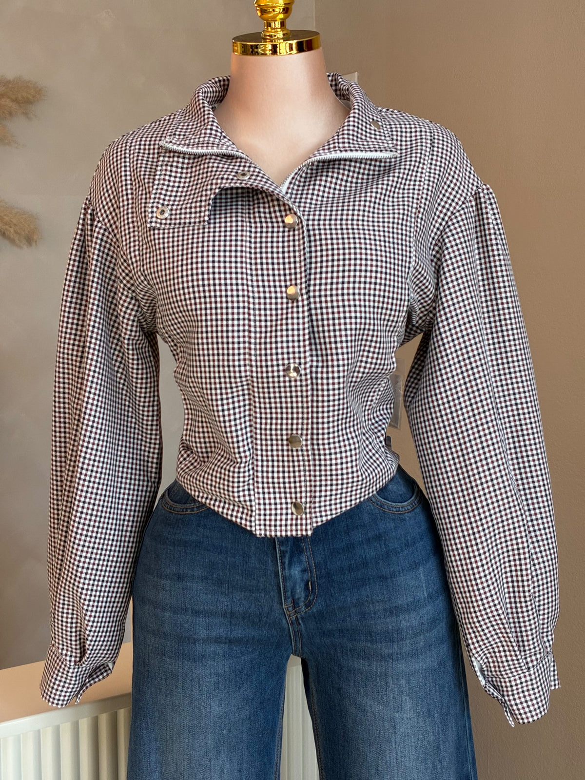 Jamie gingham jacket