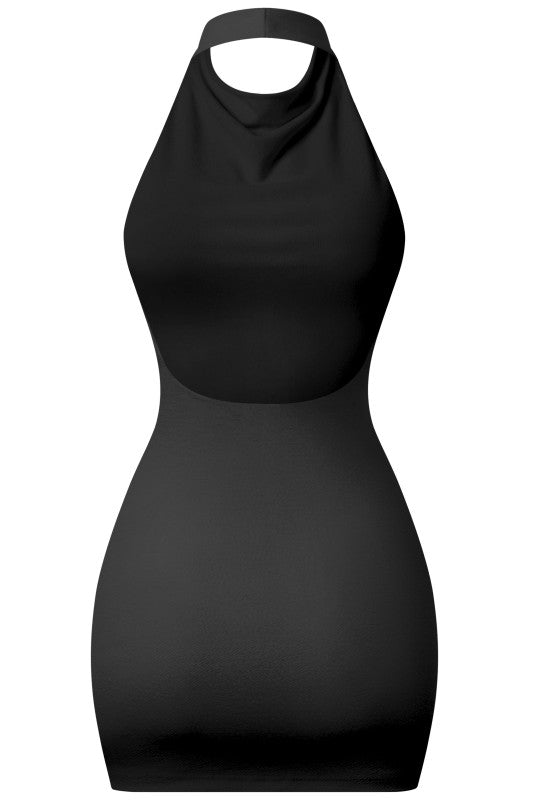 Amanda halter dress