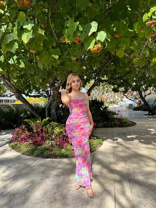 Spring is here midi dress
