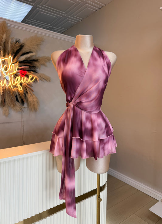 Carolina ruffle dress
