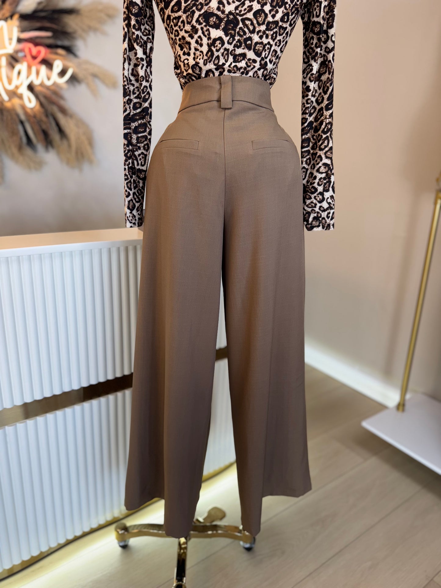 Mocha dressy pants