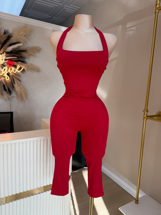 Halter silky soft jumpsuit