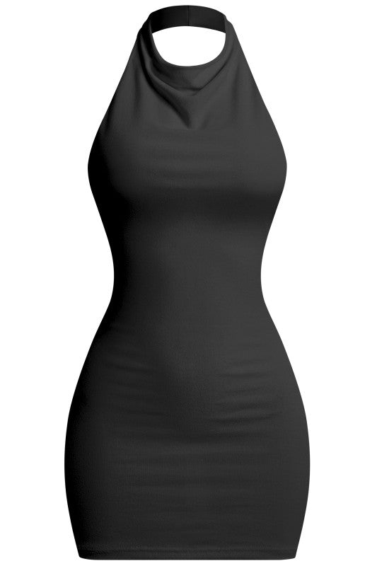 Amanda halter dress