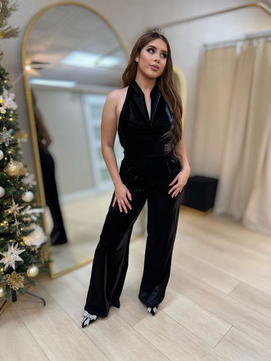 Festive season jumpsuit (black)