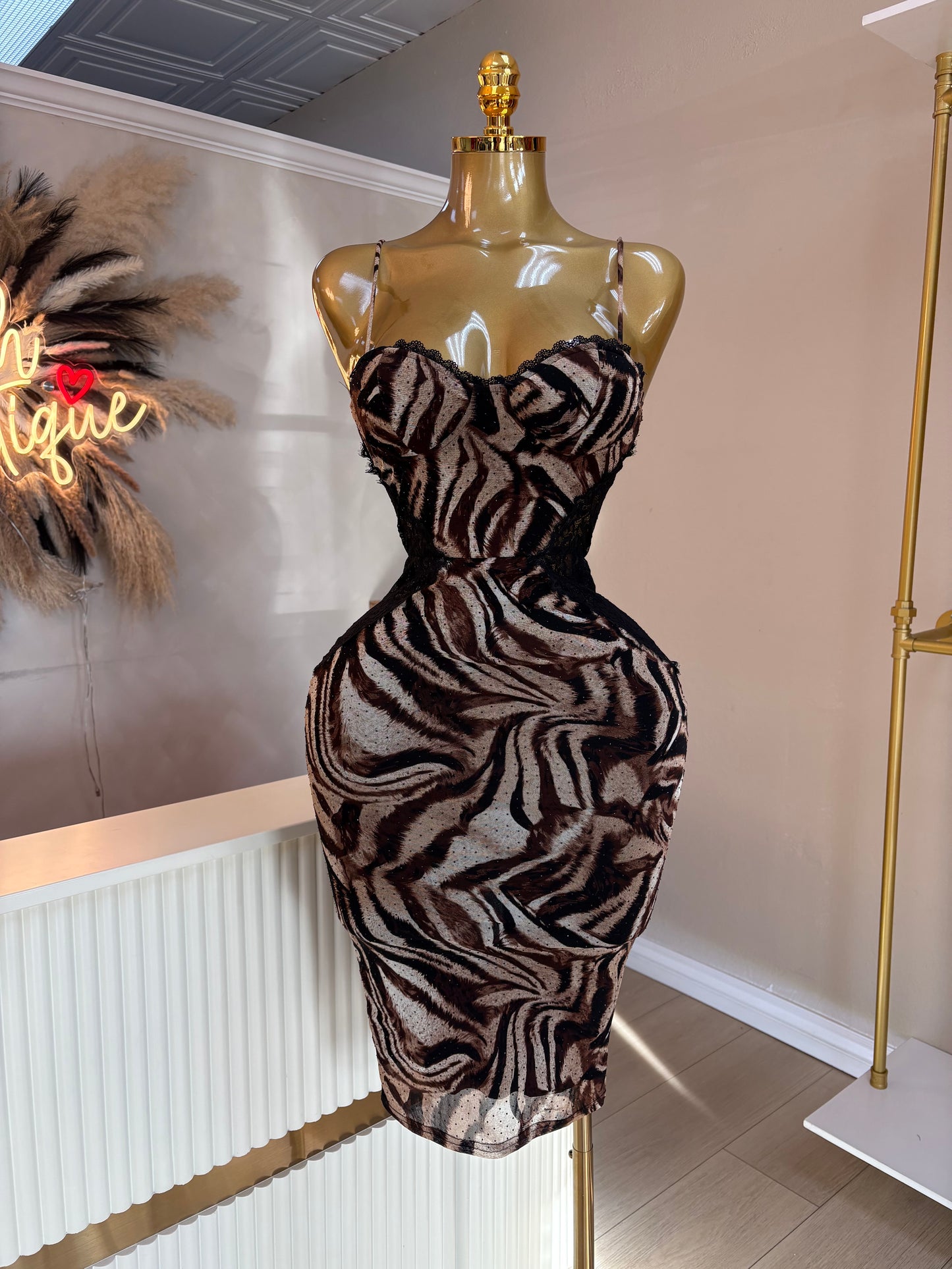 Wild era midi dress