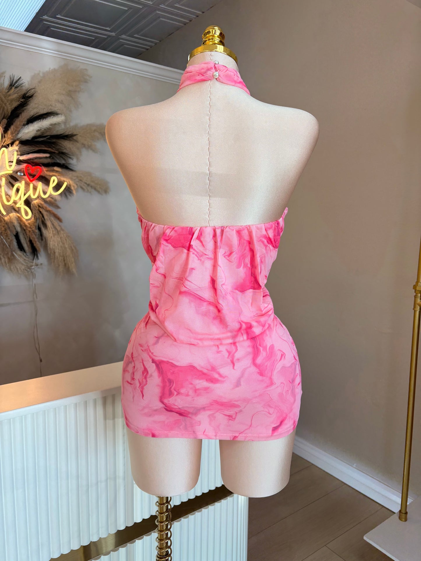 Coqueta pink dress