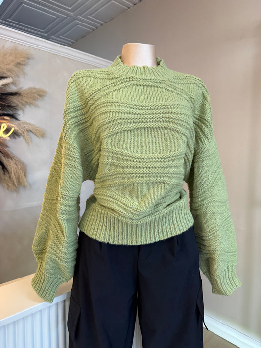 Oversized sweater (moss)
