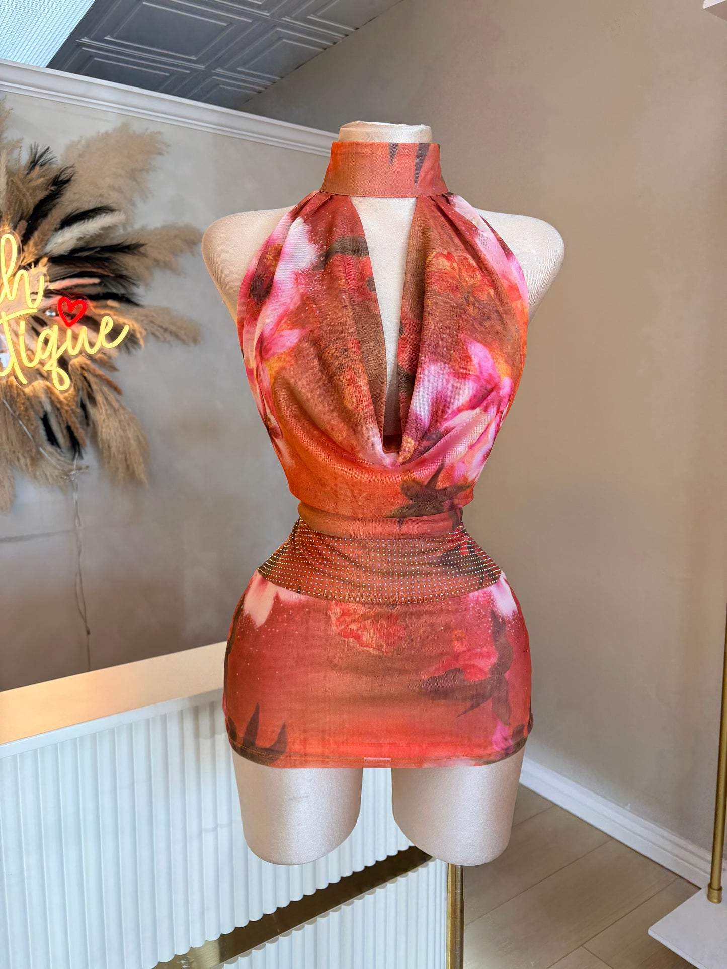 Tropicoqueta dress