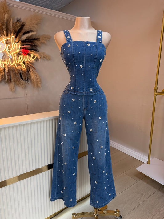 Irene denim set