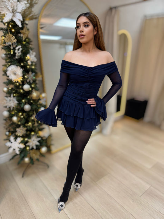 Cierra dress (navy blue)