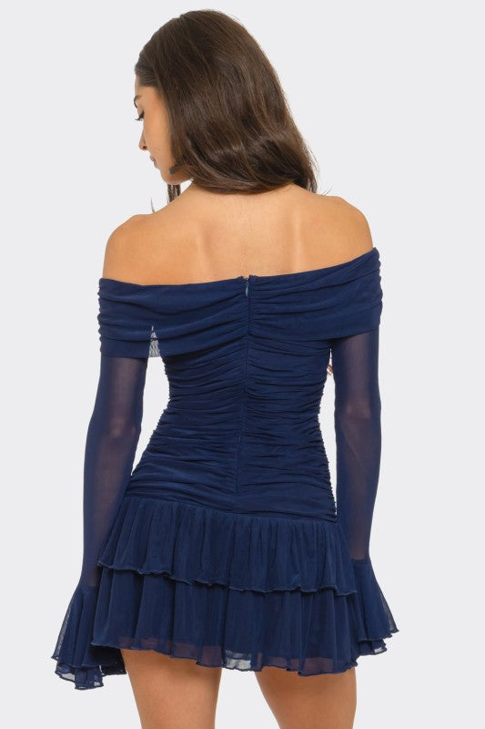 Cierra dress (navy blue)