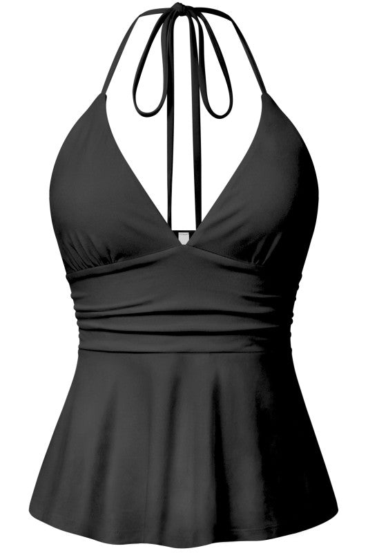 Sleeveless halter top