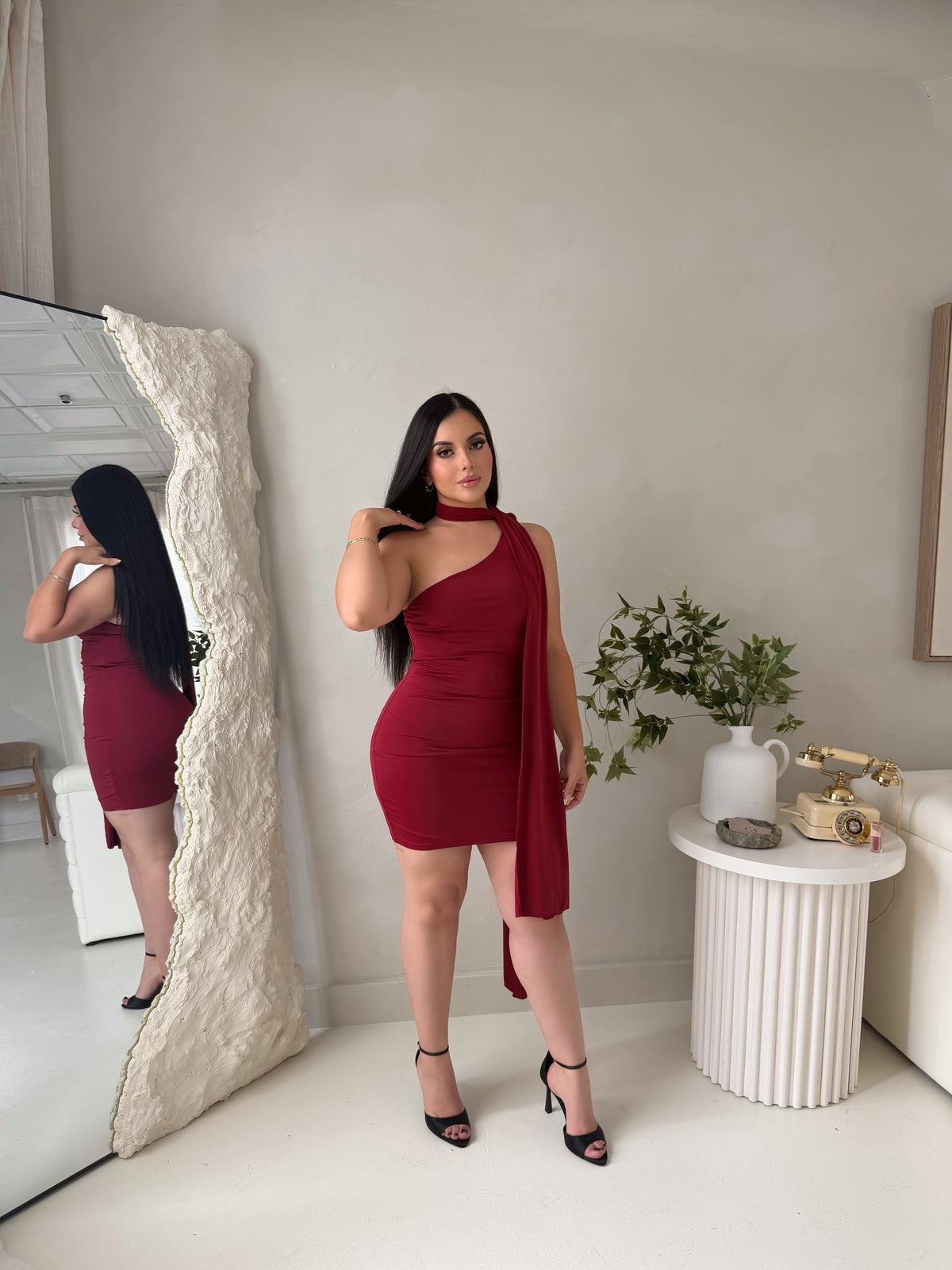 Lilian side tassel dress (3 colors)