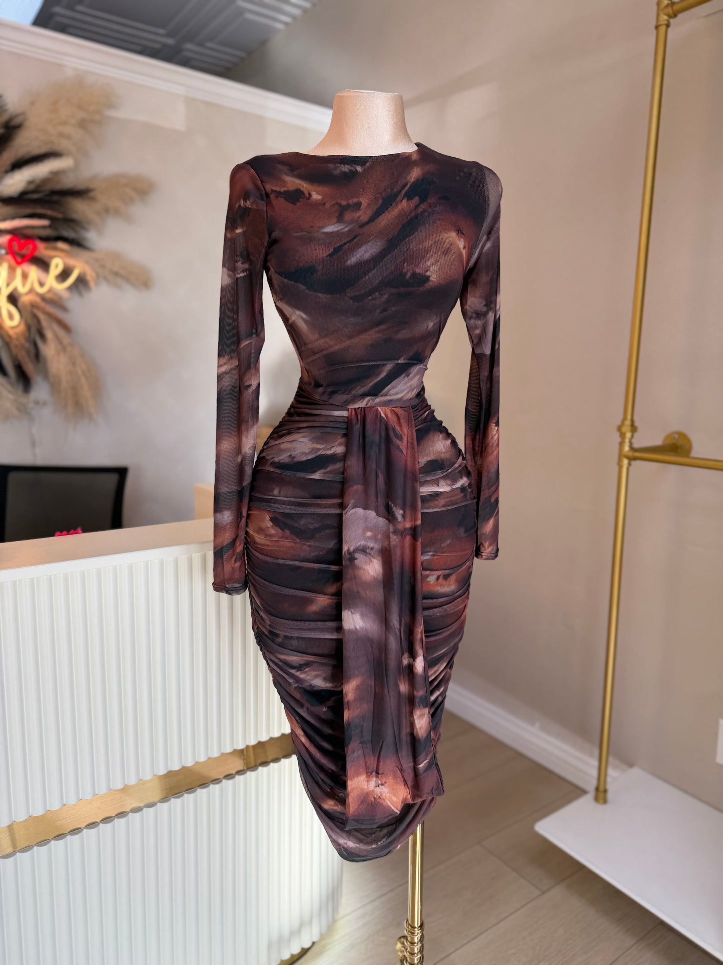 Carina midi dress