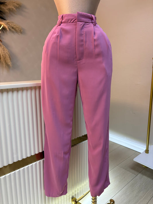 Pink trousers