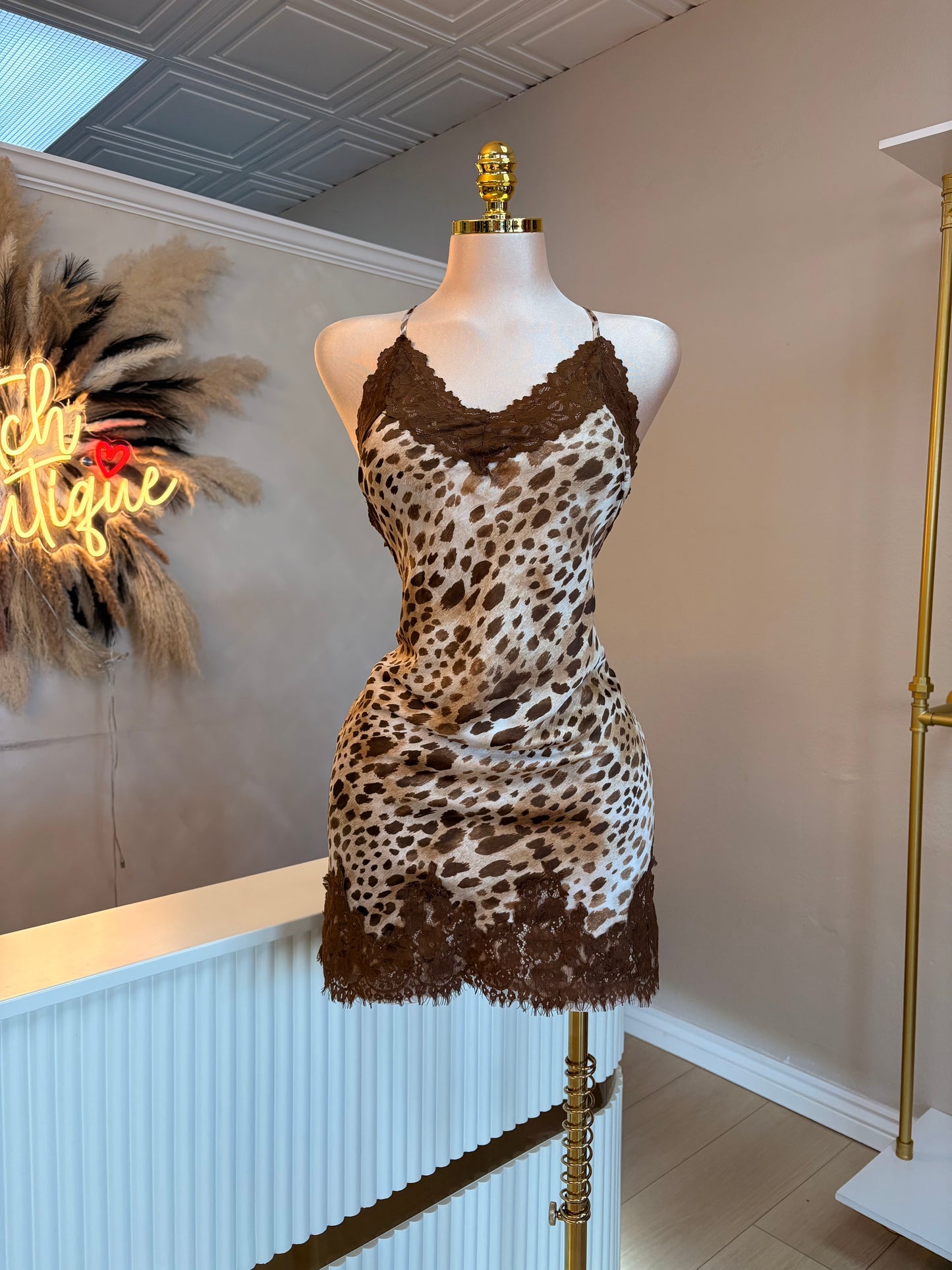 Stella satin dress