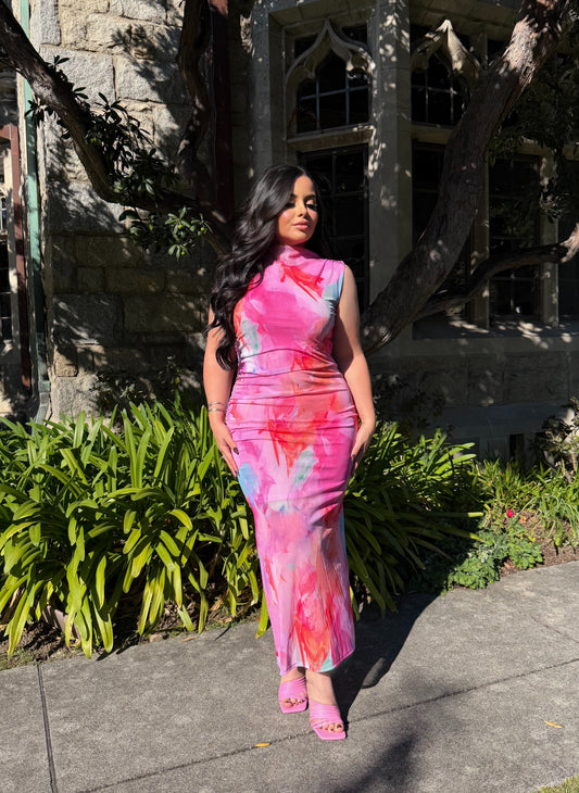 Spring blossom dress