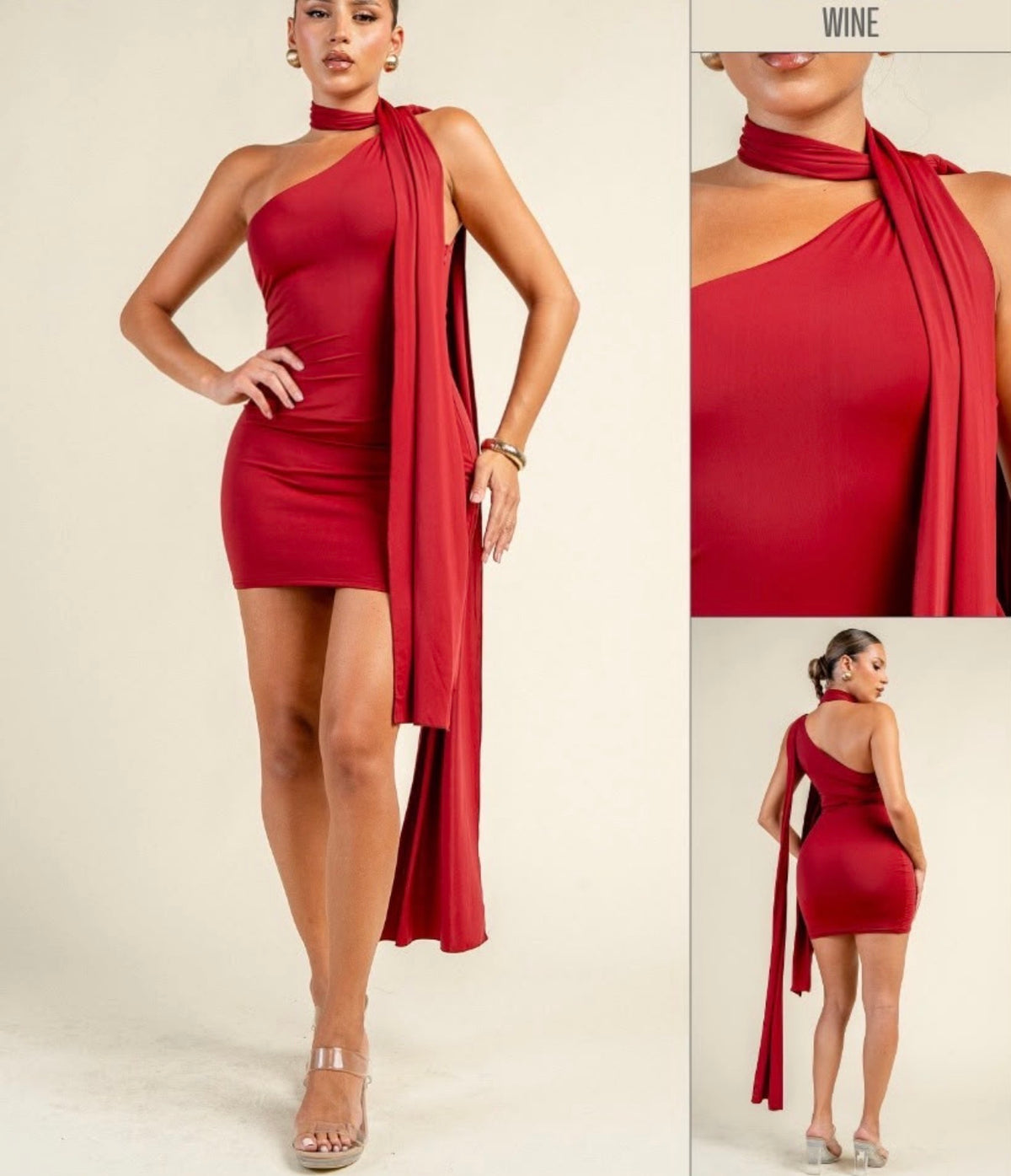 Lilian side tassel dress (3 colors)