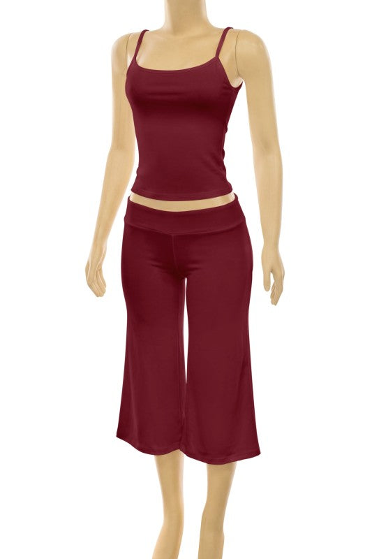 Cami top and Capri set (2 colors)