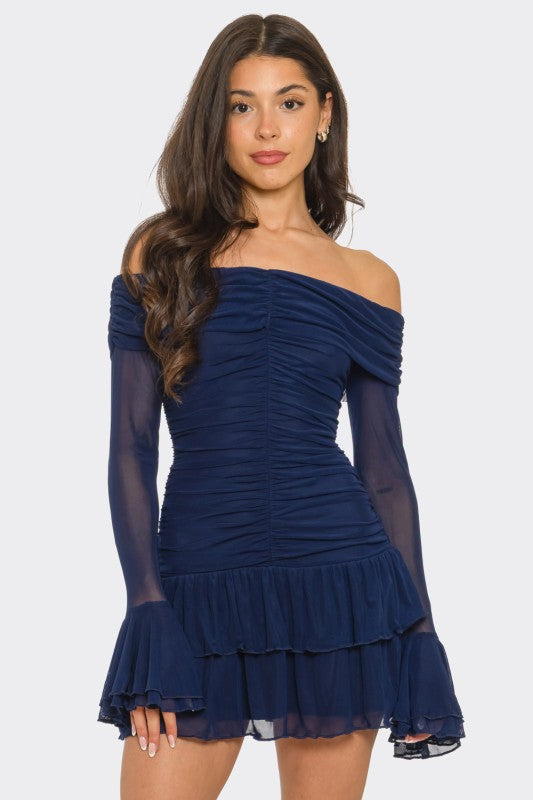 Cierra dress (navy blue)