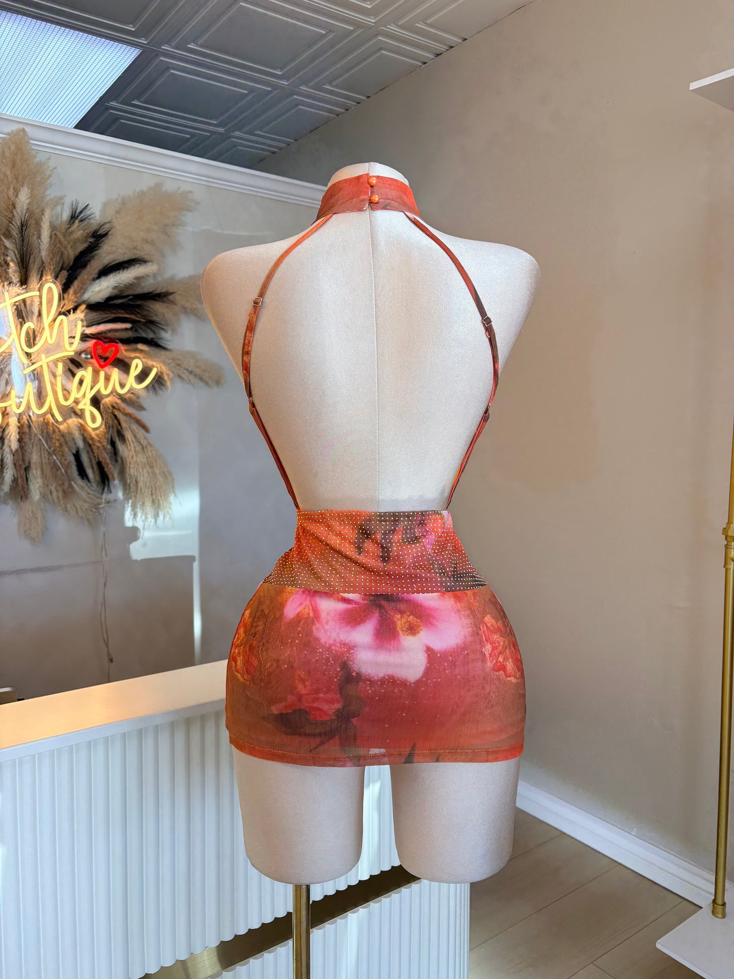 Tropicoqueta dress