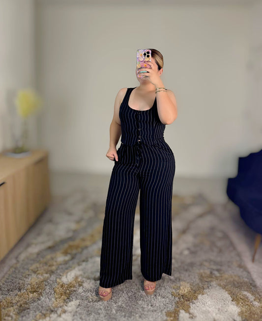 Linen pants (black)