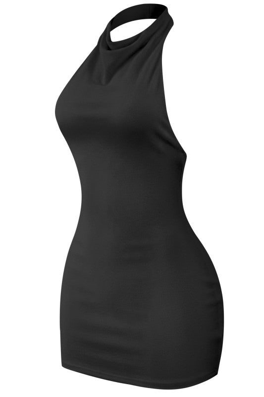 Amanda halter dress